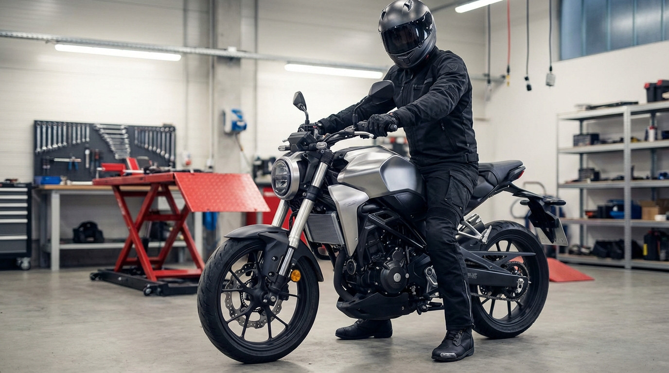 Hauteur de selle moto idéale pour pilote de 1m70, Kawasaki Z650 en vue