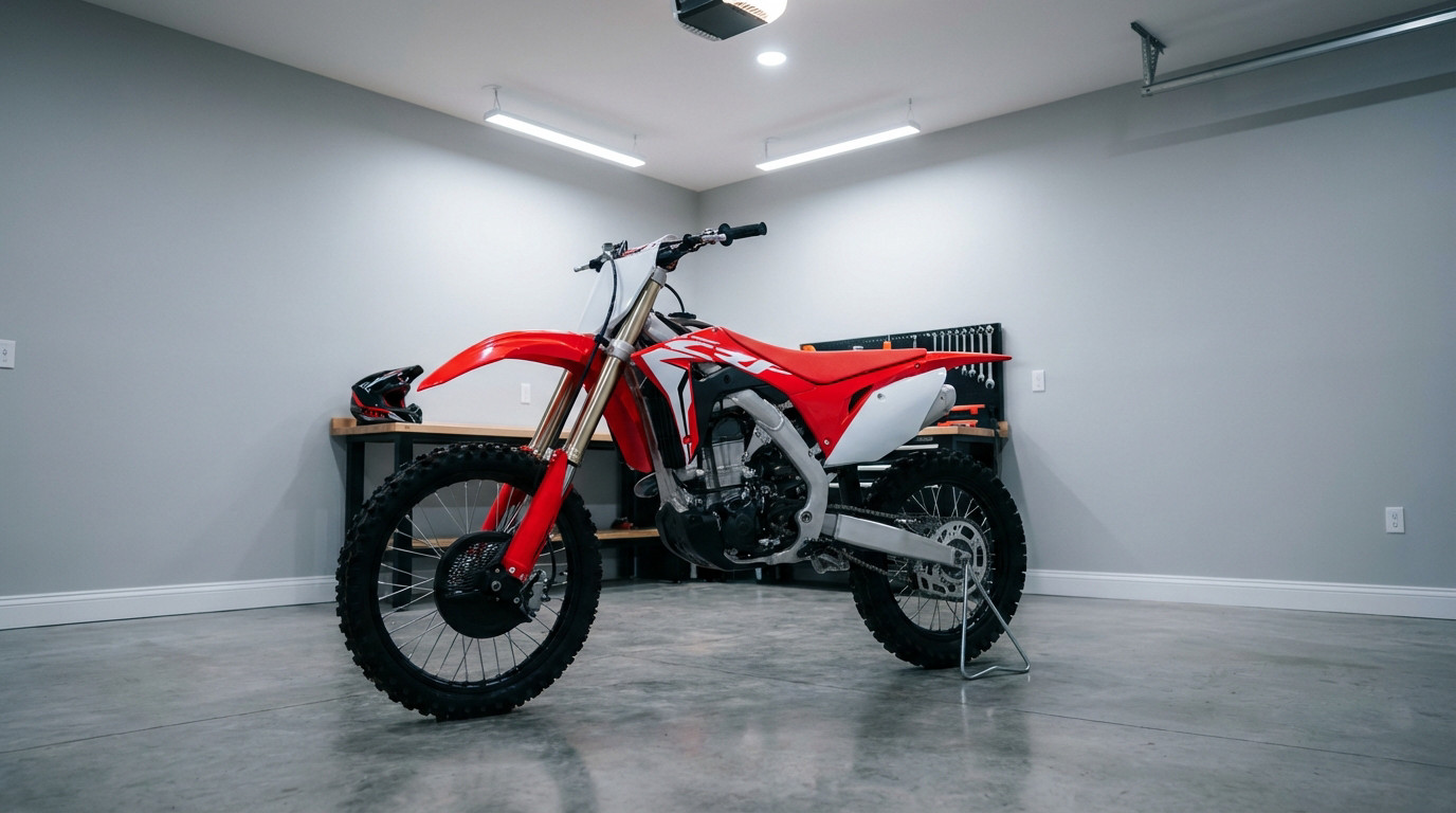 Moto cross non homologuée nécessitant une assurance obligatoire en France