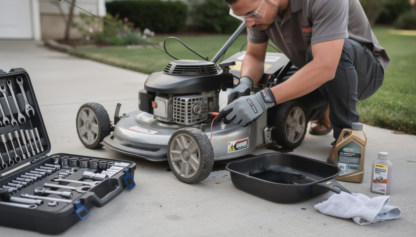apprenez à vidanger votre tondeuse facilement grâce à notre guide étape par étape, pour un entretien optimal et une performance durable.