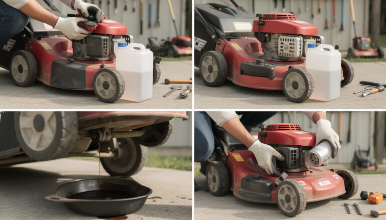 découvrez comment vidanger votre tondeuse facilement grâce à notre guide étape par étape pour entretenir efficacement votre matériel de jardinage.