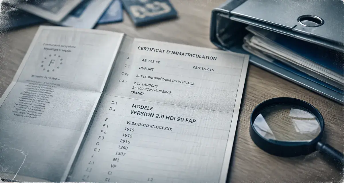 d3 carte grise sur document, champ absent ou erroné