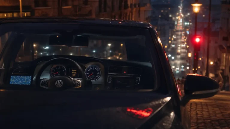 Auto hold Golf 7 sur pente faible, témoin et frein enfoncé