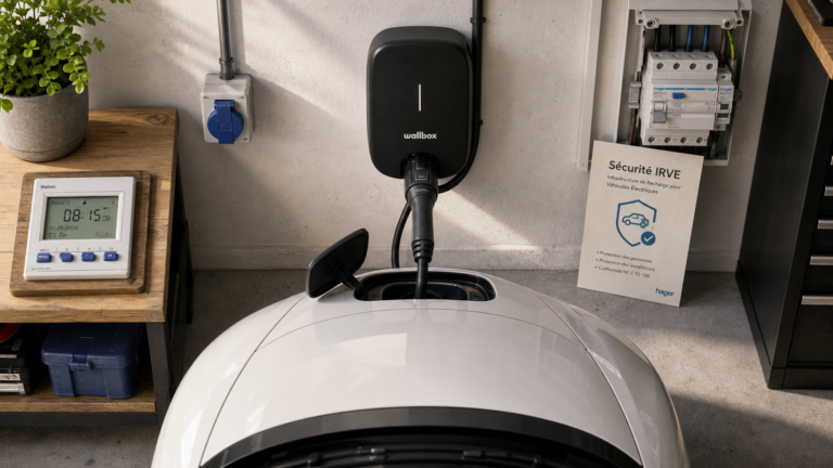 Comment brancher une voiture electrique : wallbox, câble Type 2 et sécurité IRVE