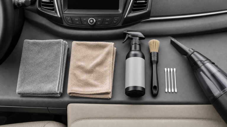 Tableau de bord de voiture : produits adaptés, gestes précis et erreurs à éviter