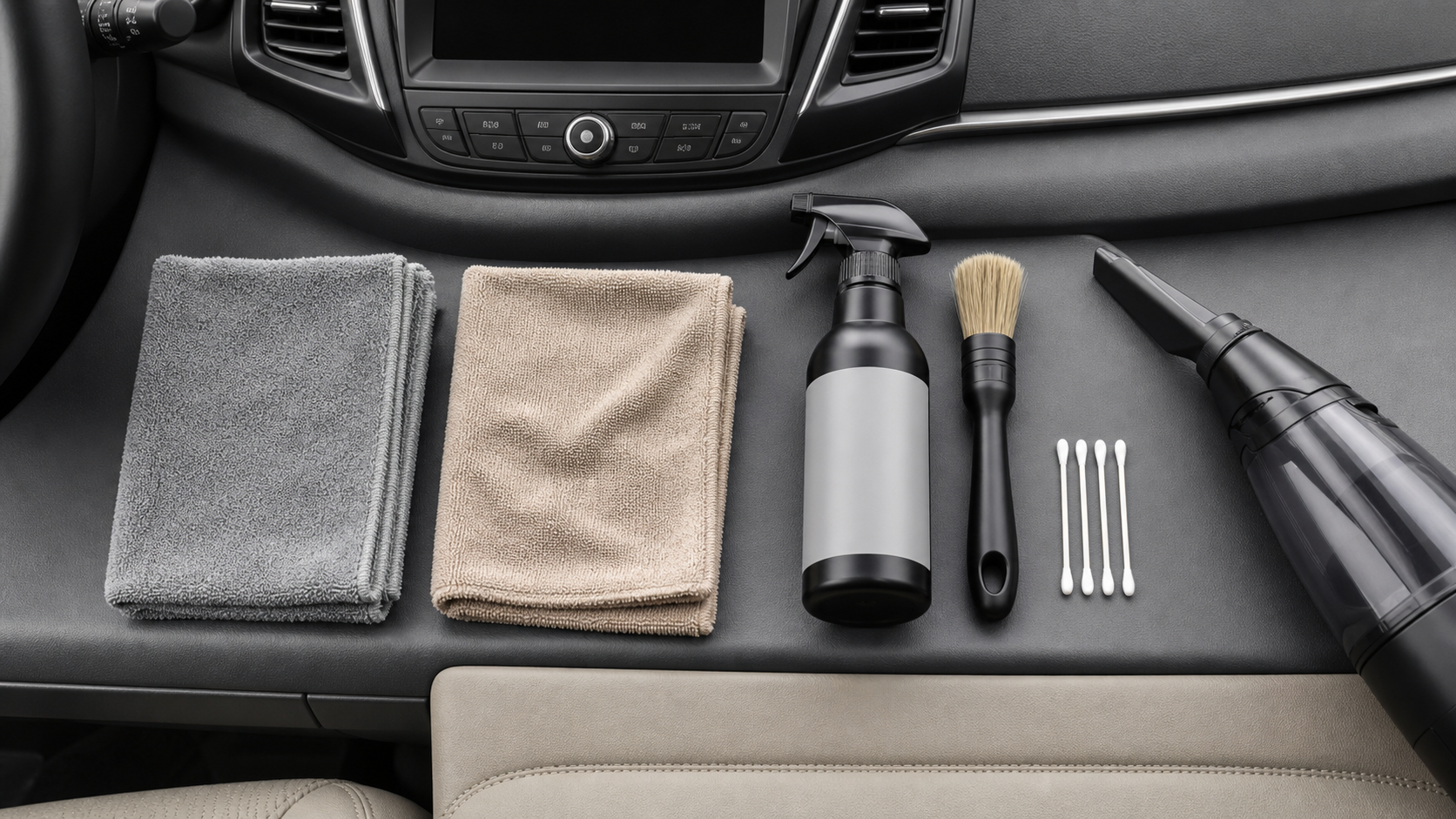 Comment nettoyer un tableau de bord de voiture : microfibres, nettoyant et gestes précis