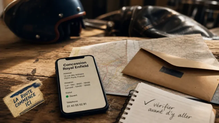 Adresse, horaires et téléphone : l’essentiel pour trouver un concessionnaire Royal Enfield en France