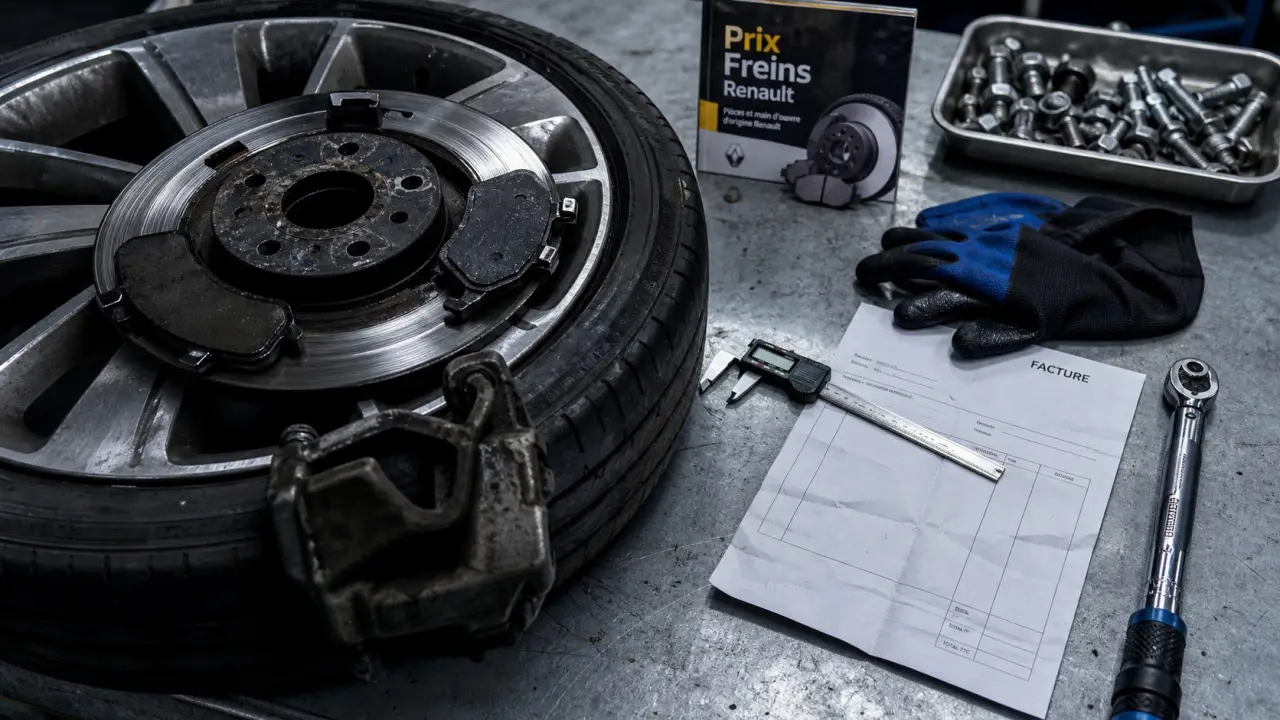 Prix changement plaquette de frein et disque chez Renault : 99 à 424 €