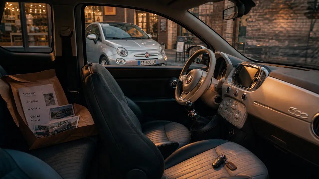 Fiat 500 fiat lounge d’occasion en ville, prix et équipements visibles
