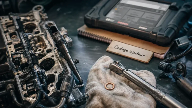 Changer les injecteurs : injecteur et codage moteur diesel