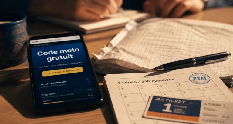 Code moto gratuit en ligne : 6 séries et 240 questions