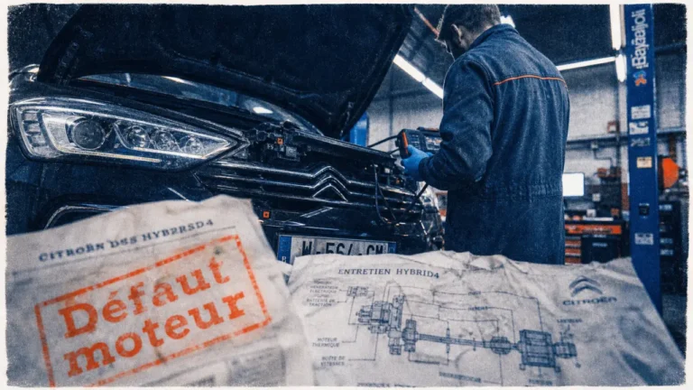 DS5 hybride problème : défaut moteur, valise diagnostic OBD