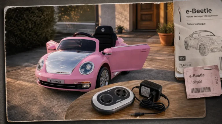 New Beetle électrique : le jouet 12V disponible, la Volkswagen e-Beetle reste hypothétique