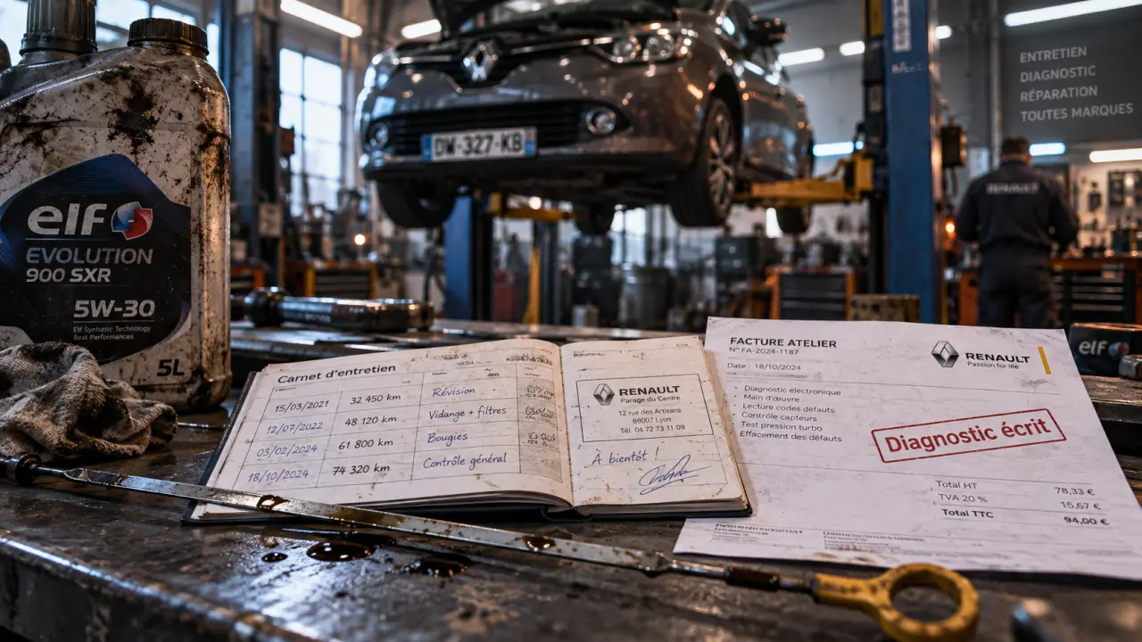 Casse moteur Renault TCe 1.2 : diagnostic atelier et huile moteur